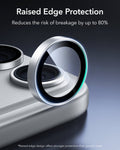 ESR Silver iPhone 18 Pro/Pro Max Armorite Camera Lens Protector Raised Edge Protection
