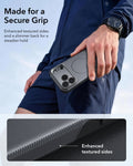 ESR Space Gray iPhone 18 Pro Max Tough Phone Case Magsafe with Stand Made for a Secure Grip
