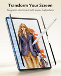 iPad Air 11“ (2025) Magnetische Rebound Tastatur Hülle 360 Schutz Paper Feel Bündel-DE layout-Black ESR ESR