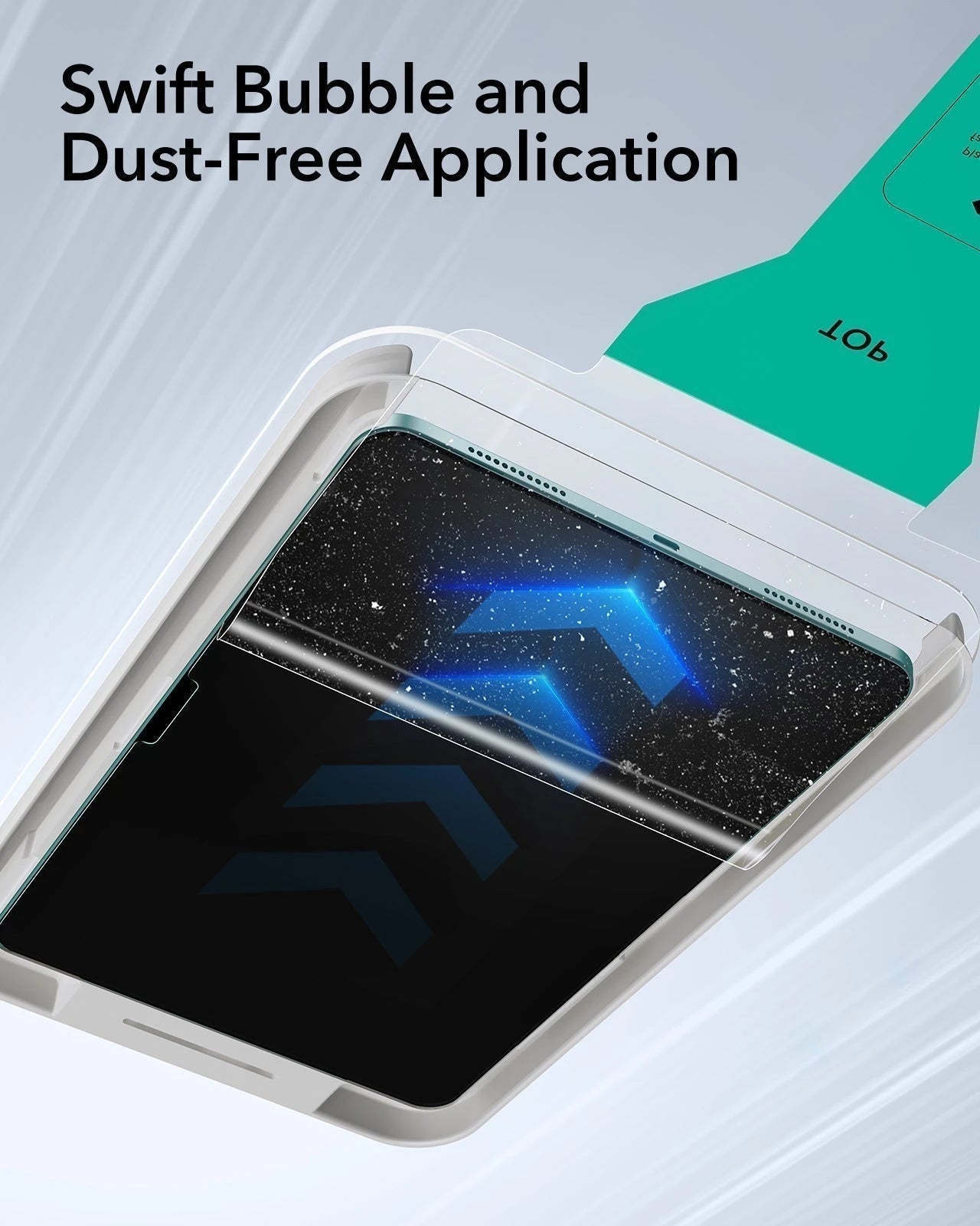 iPad Air 13“ (2025) Magnetische Rebound Tastatur Hülle 360 Schutz Paper Feel Bündel - DE Layout -Schwarz ESR ESR