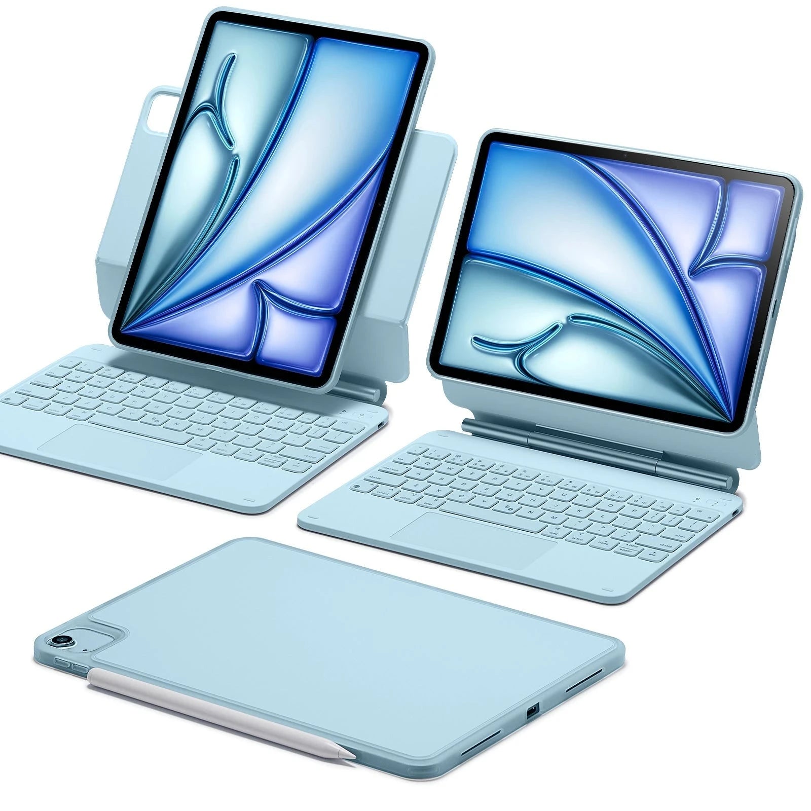iPad Air 13” (2025) Rebound Magnetic Keyboard Case 360 - US Layout-Blue ESR ESR