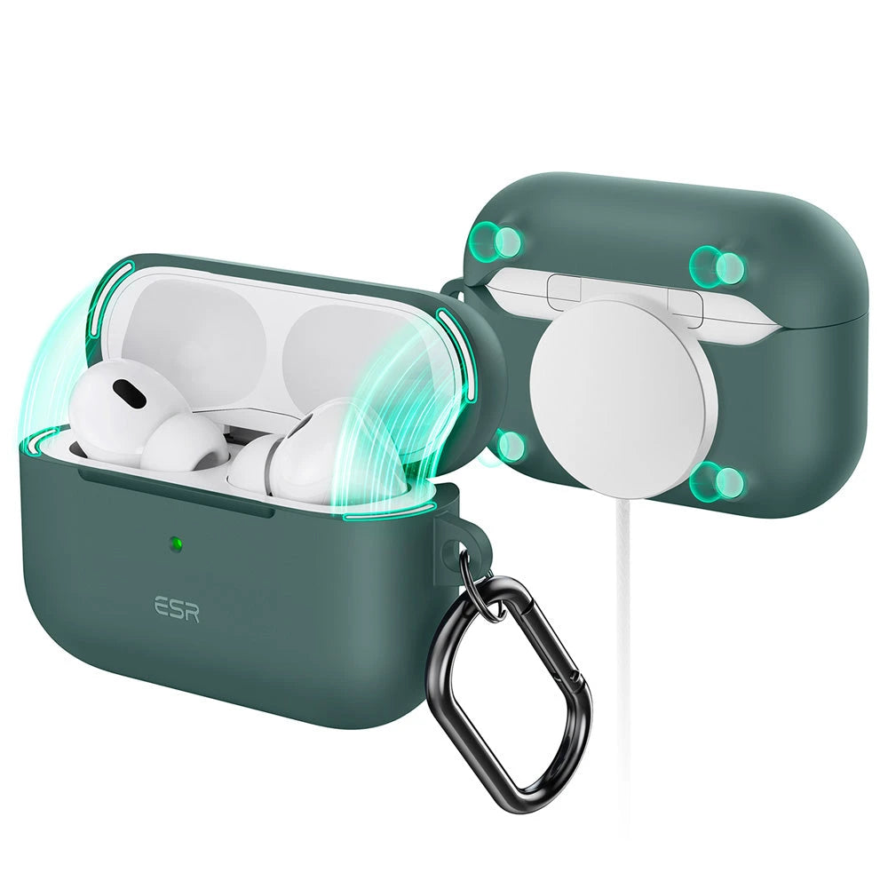 AirPods Pro (2023/2022/2019) Cloud Soft Case (HaloLock) - Green ESR ESR