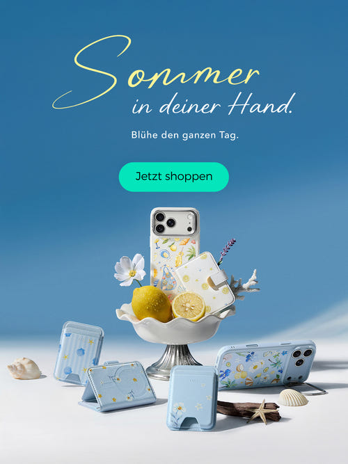 New in: Our first-ever Summer Print Collection — printed cases and matching wallets.