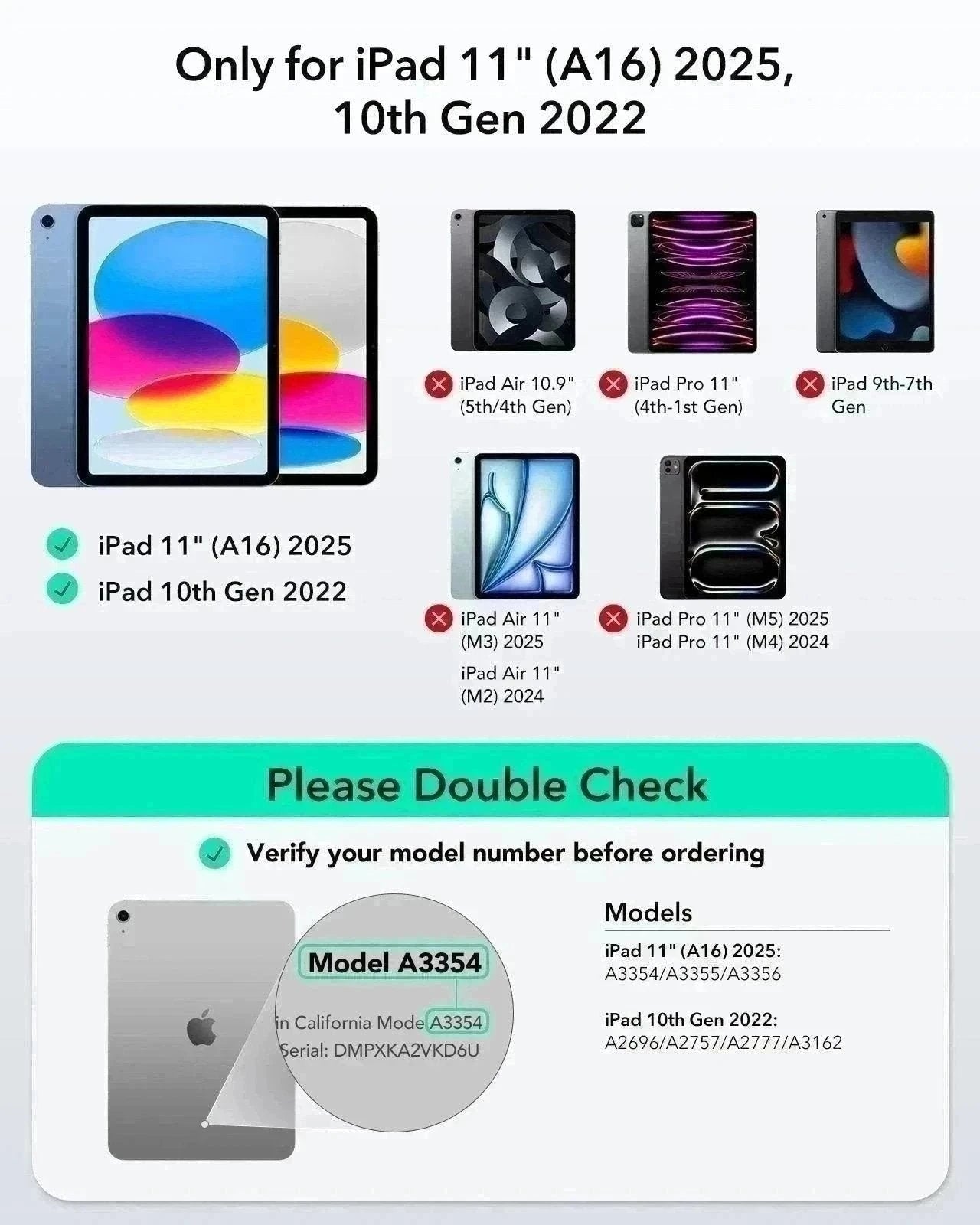 iPad 11" (A16) 2025 Shift Keyboard Case (Detachable) -US Layout-Dark Gray ESR ESR