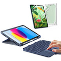 iPad 10th Gen Flex Keyboard Case (Detachable) Paper-Feel Bundle - US Layout-Blue ESR ESR
