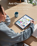 Blue Flex Keyboard Case & Paper-Feel Protector-anti-glare finish