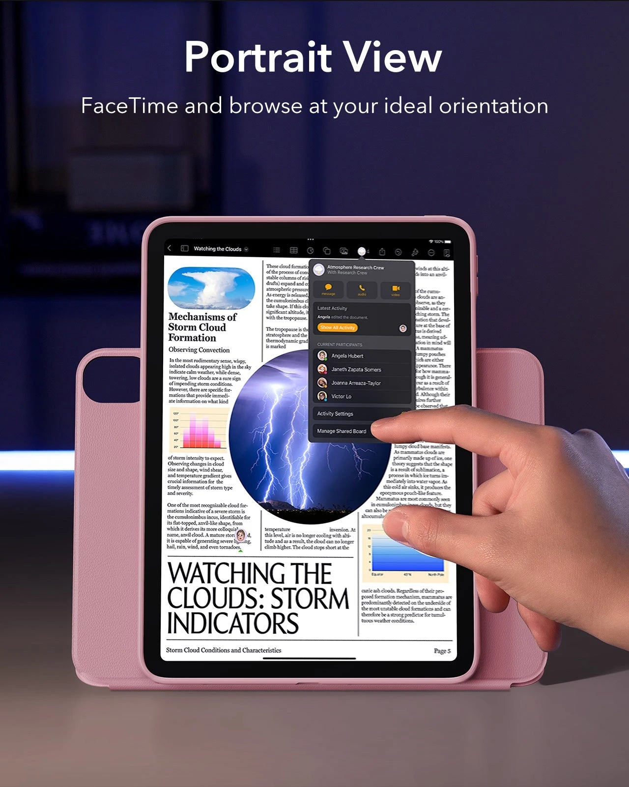 iPad 10th Generation Shift Magnetic Case - Pink ESR ESR