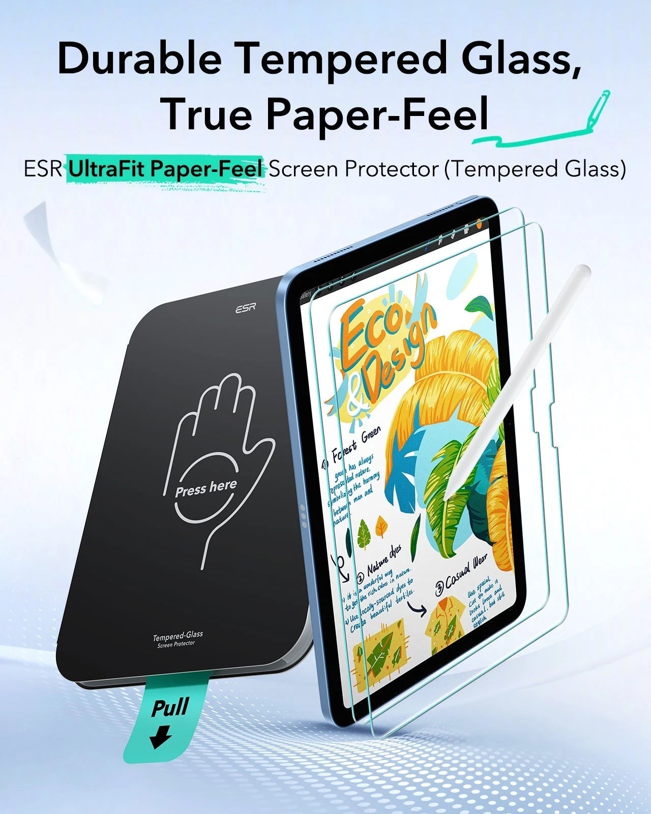 iPad 10th Generation UltraFit Classic Paper-Feel Screen Protector – 2 Pack ESR ESR