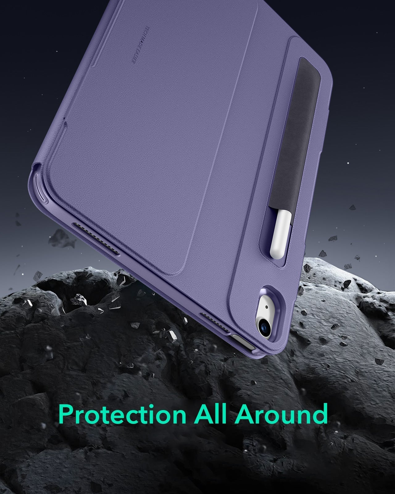 iPad 11" (A16) 2025 Bundle Shift Magnetic Case & Armorite® Paper-Feel Protection - Purple ESR ESR