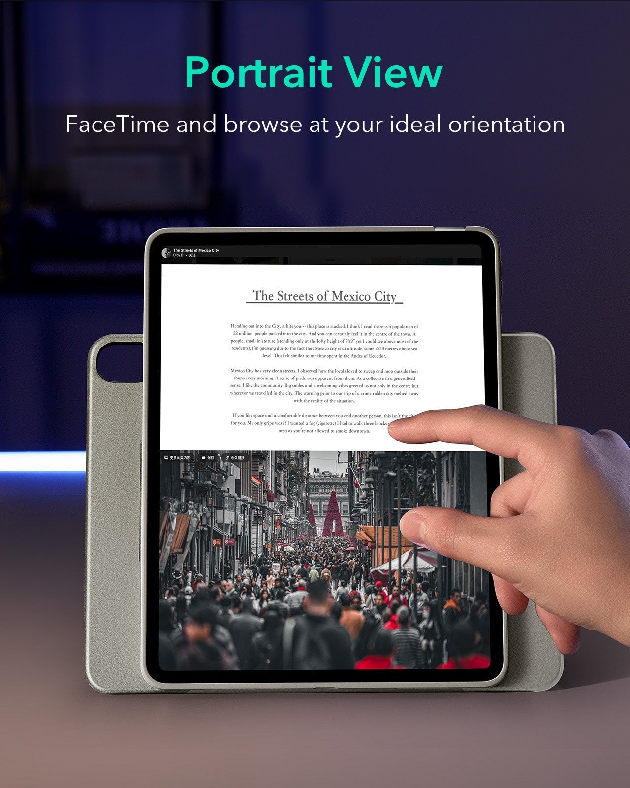 iPad 11" (A16) 2025 Bundle Shift Magnetic Case & Armorite® Paper-Feel Protection - Titanium ESR ESR