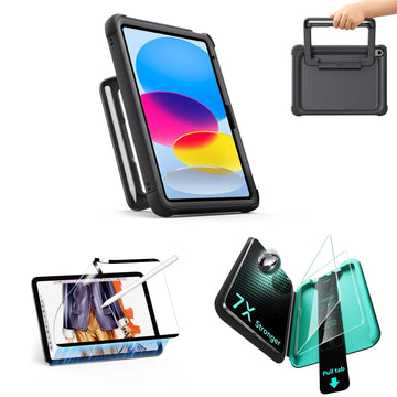 iPad 11" (A16) 2025 Kids All-in-One Bundle - Black ESR ESR