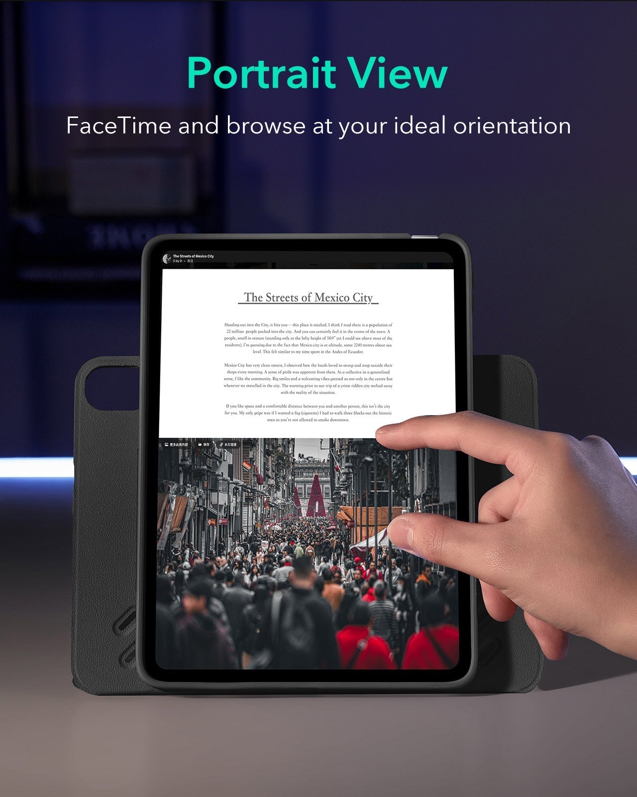 iPad 11" (A16, 2025) Shift Magnetic Case - Black ESR ESR