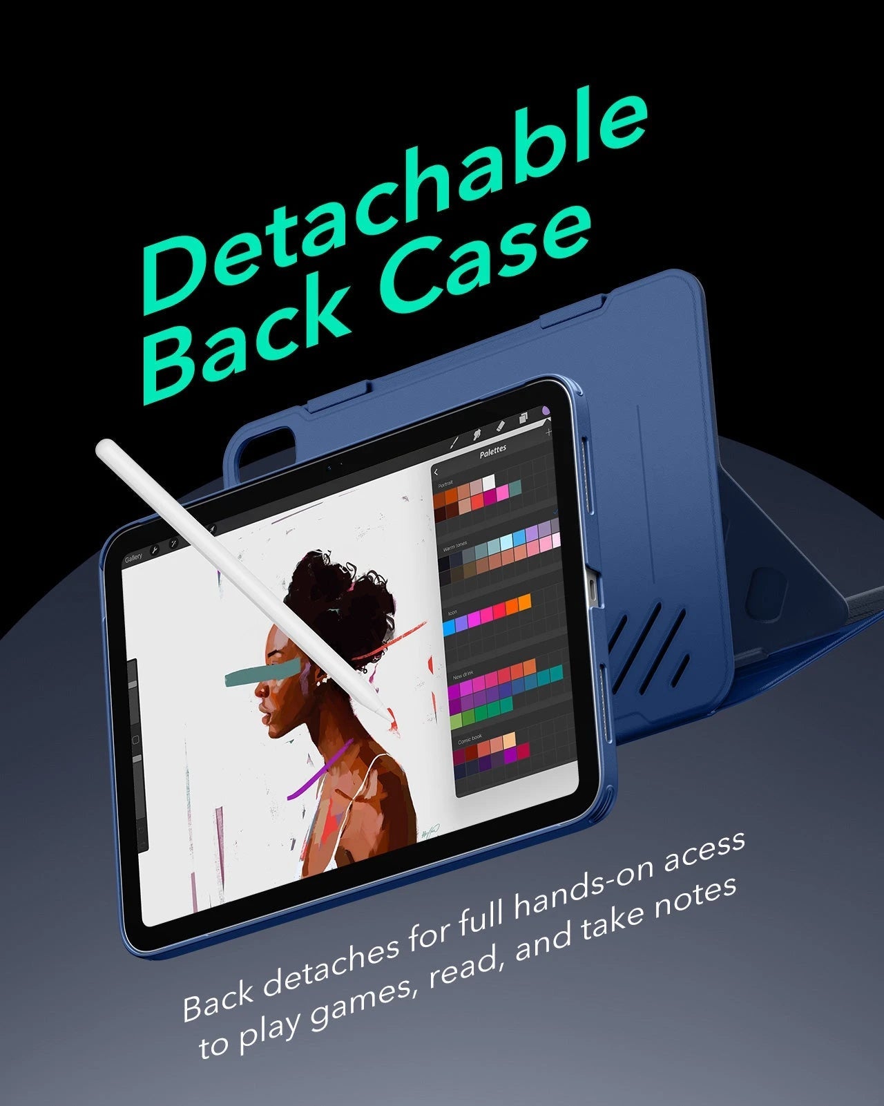 iPad 11" (A16, 2025) Shift Magnetic Case - Navy Blue ESR ESR
