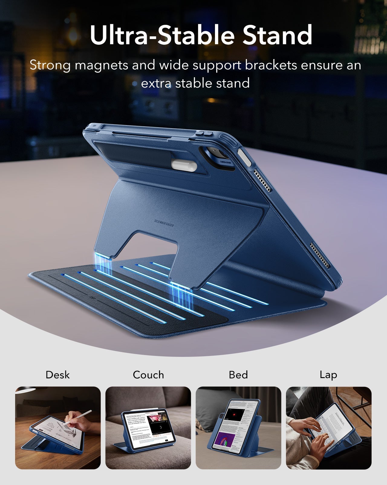 iPad 11" (A16, 2025) Shift Magnetic Case - Navy Blue ESR ESR