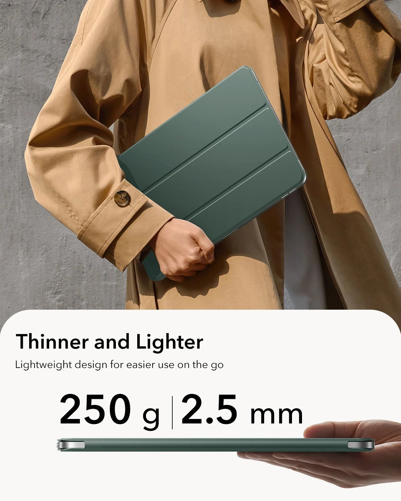 iPad 11" (A18) 2026 Rebound Magnetic Case - Green ESR ESR