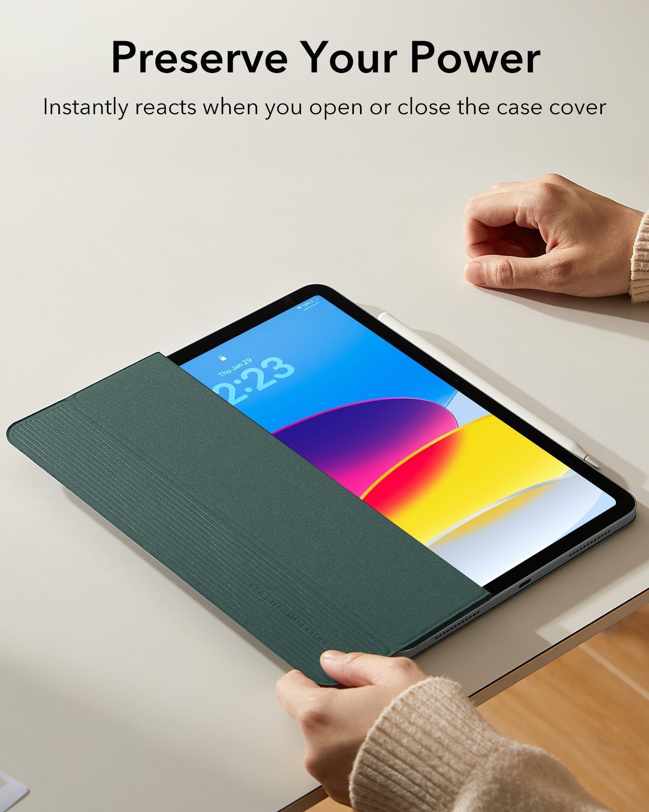 iPad 11" (A18) 2026 Rebound Magnetic Case - Green ESR ESR