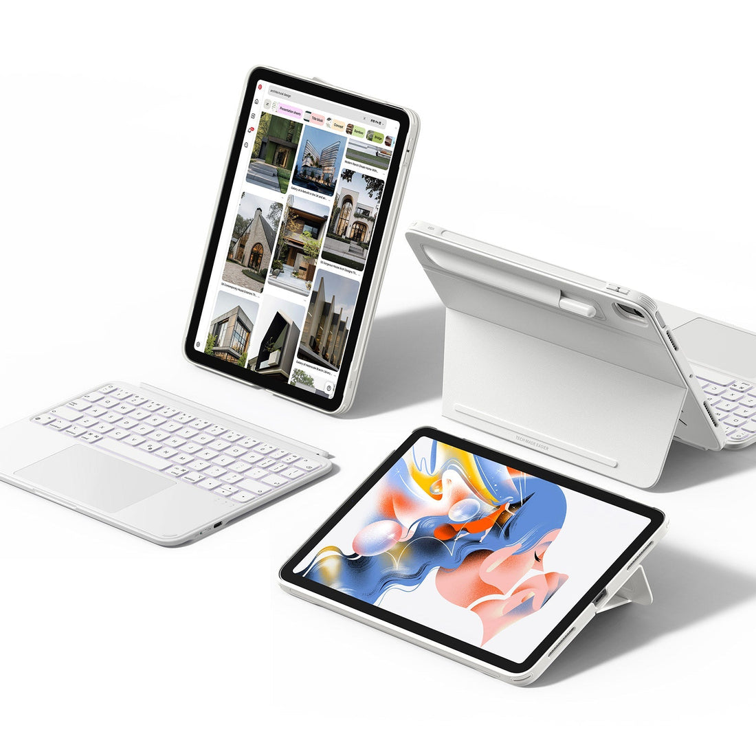 iPad Air 11" (M2/M3/M4) 2024/2025/2026 Shift Keyboard Case (Detachable)