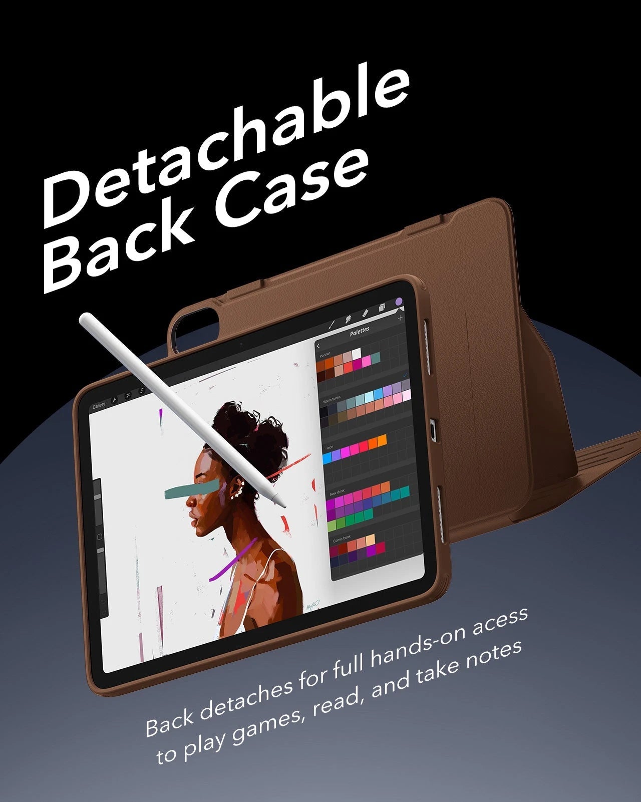 iPad Air 11" (2024), Air 10.9" (5th/4th Gen) Shift Magnetic Case - Brown ESR ESR