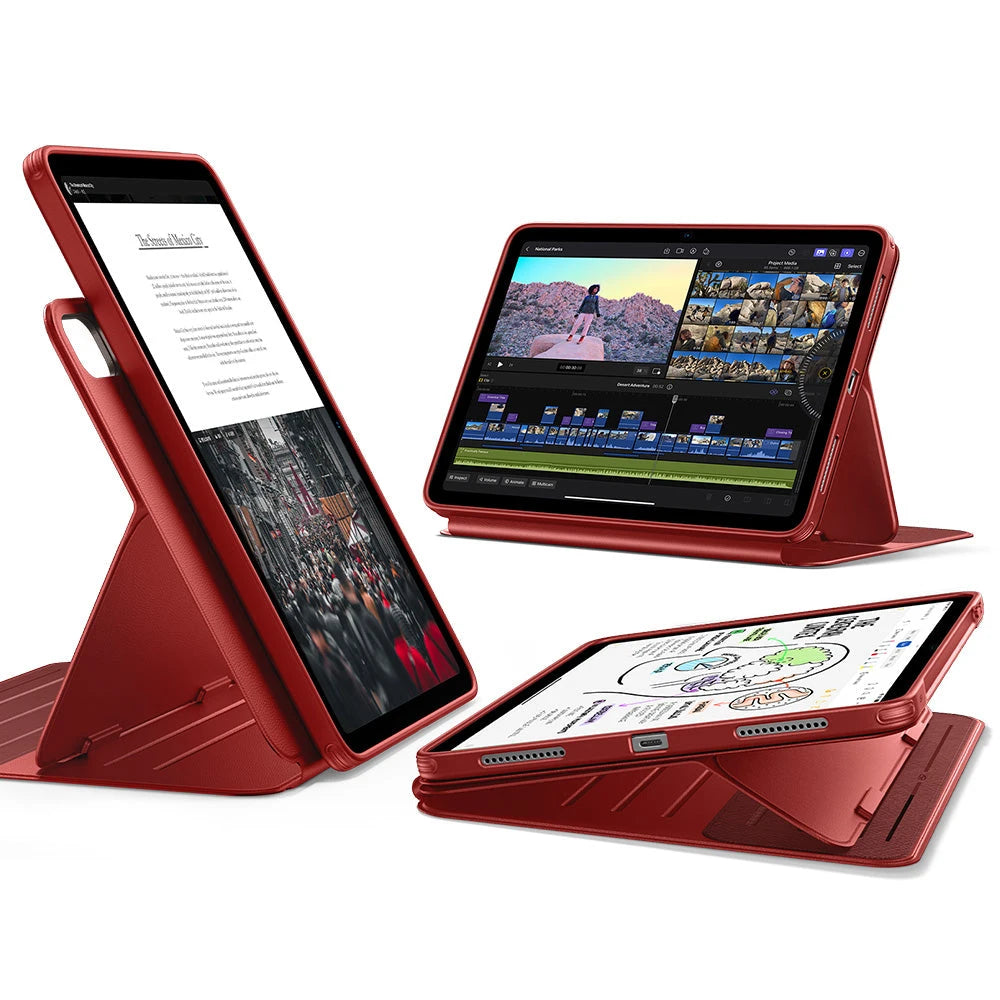 iPad Air 11" (2024), Air 10.9" (5th/4th Gen) Shift Magnetic Case - Red ESR ESR