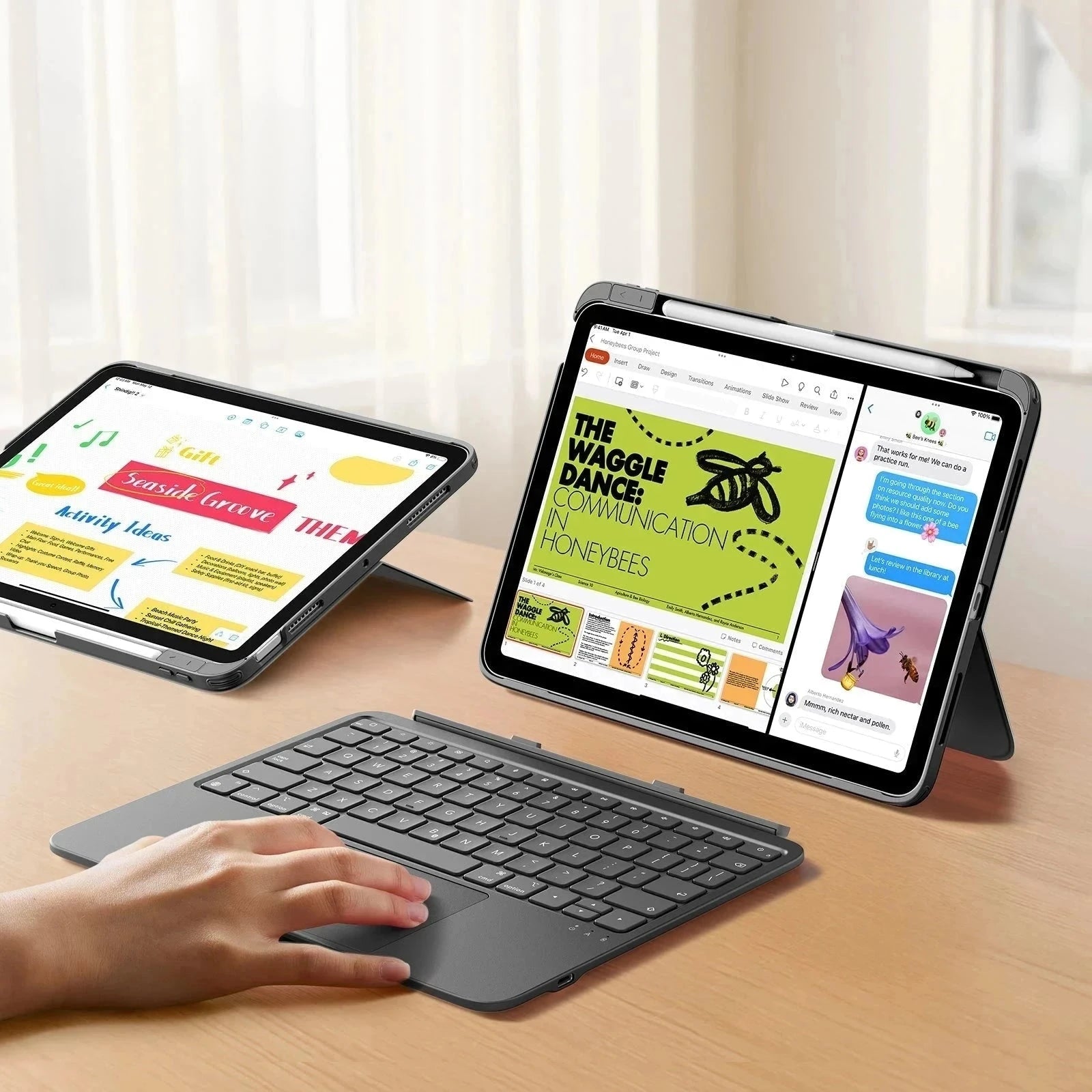 iPad Air 10.9"(5th/4th Gen ) Flex Keyboard Case (Detachable)- US Layout-Dark Gray ESR ESR