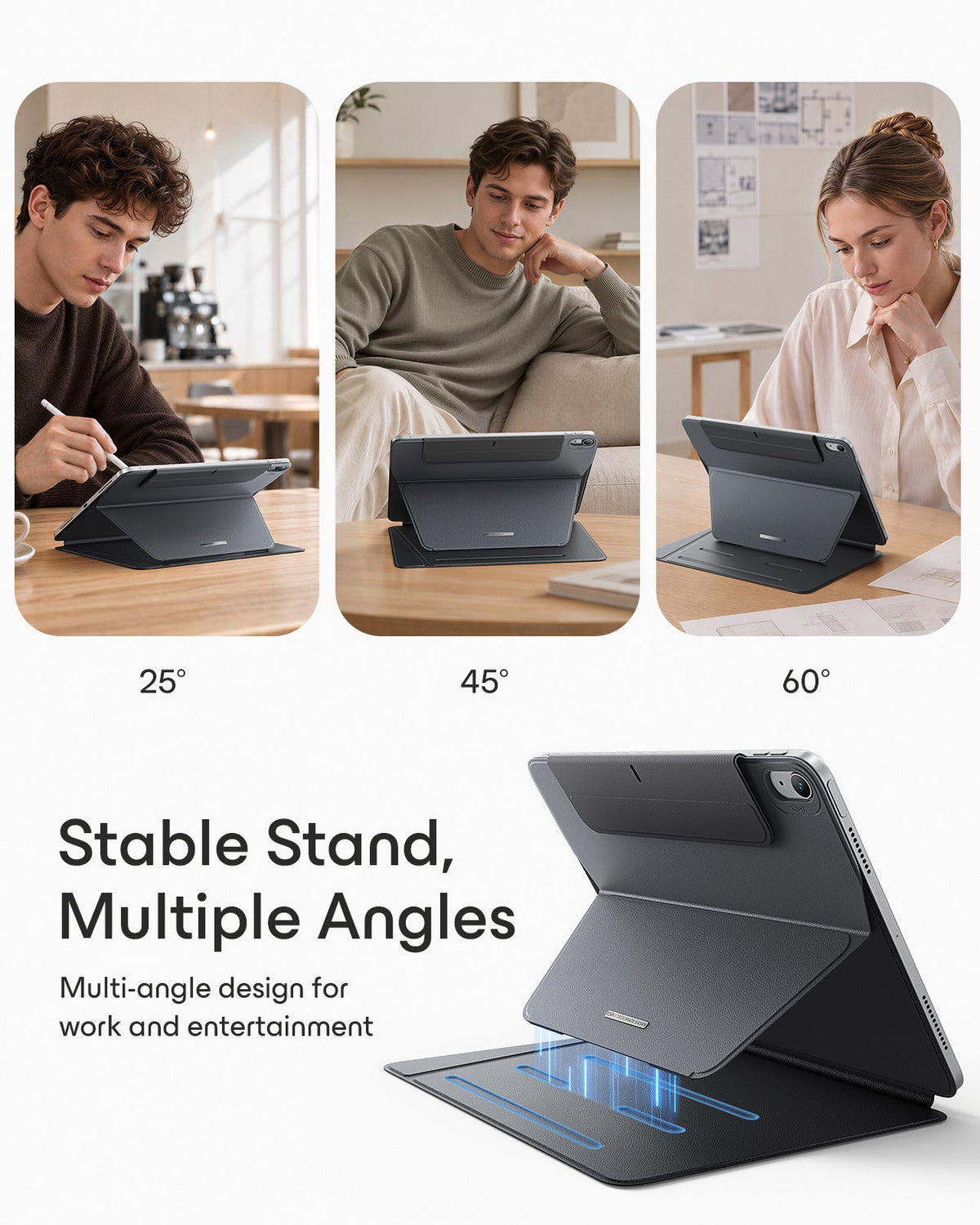 iPad Air 11" (M4) 2026 AirStance Magnetic Creator Bundle - Black ESR ESR