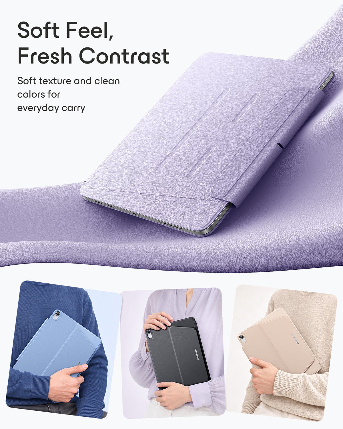 iPad Air 11" (M4) 2026 AirStance Magnetic Creator Bundle - Purple ESR ESR