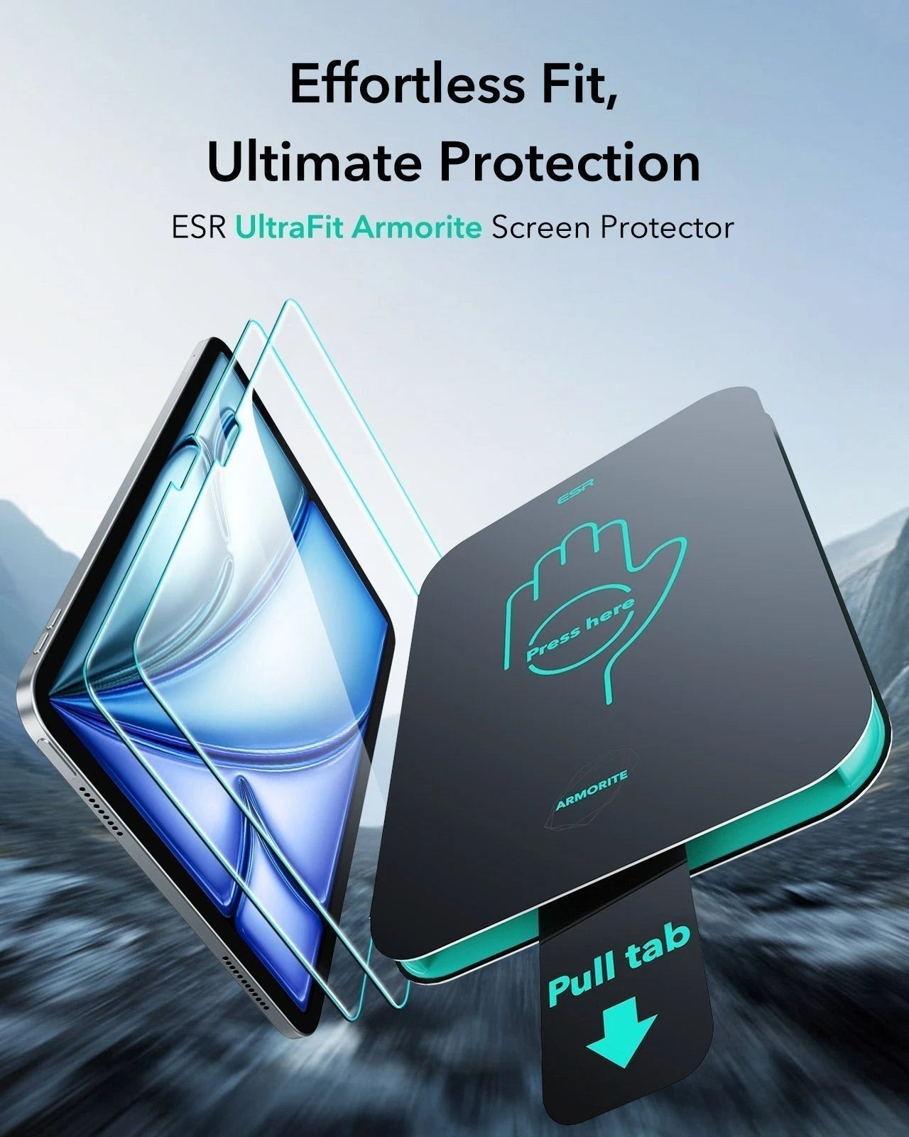 iPad Air 11" (M4) 2026 Bundle Flip Magnetic Case with Pencil Holder, Paper-Feel Magnetic & Armorite® Protection - Light Purple ESR ESR