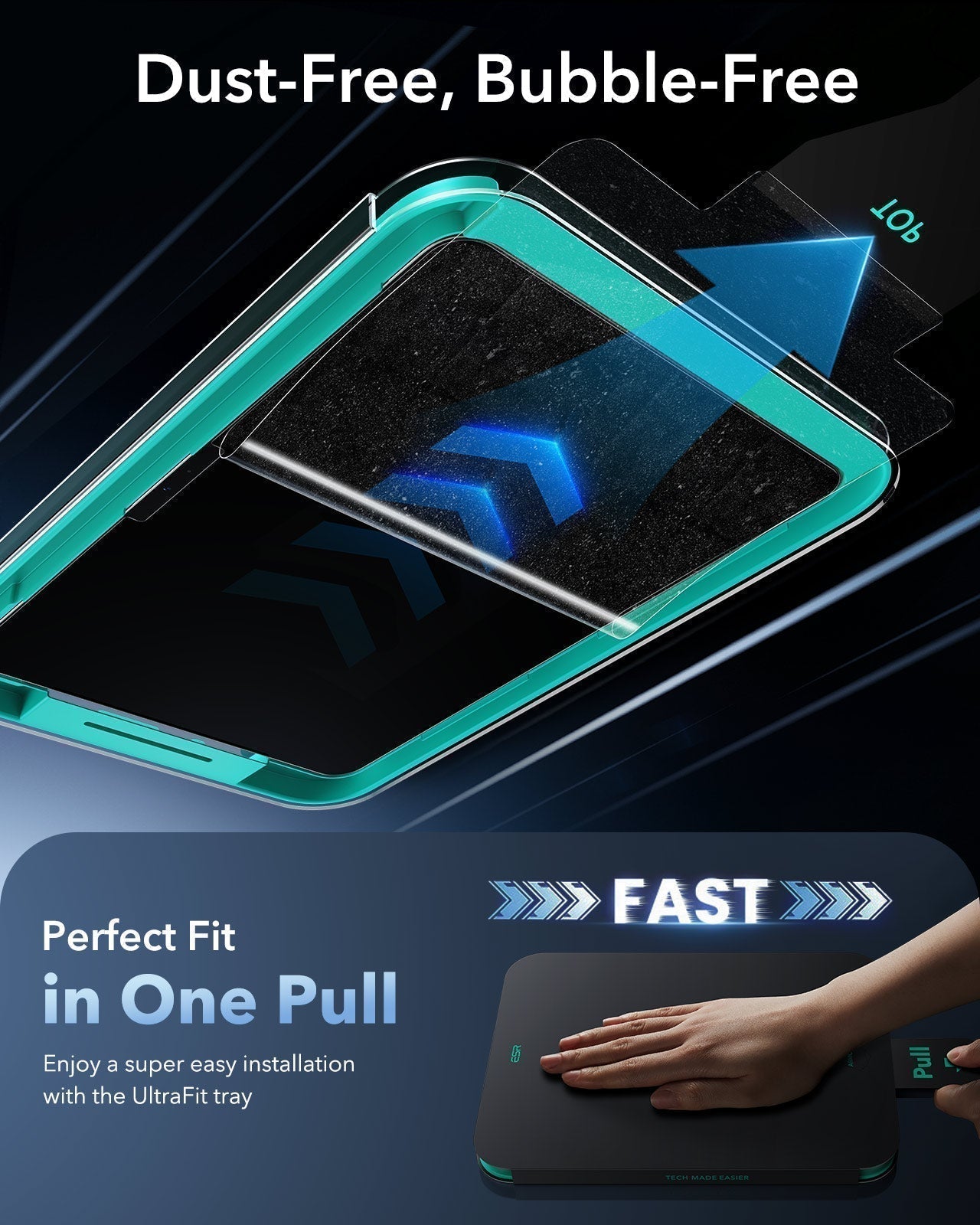 iPad Air 11" (M4) 2026 Bundle Flip Magnetic Case with Pencil Holder, Paper-Feel Magnetic & Armorite® Protection - Light Purple ESR ESR