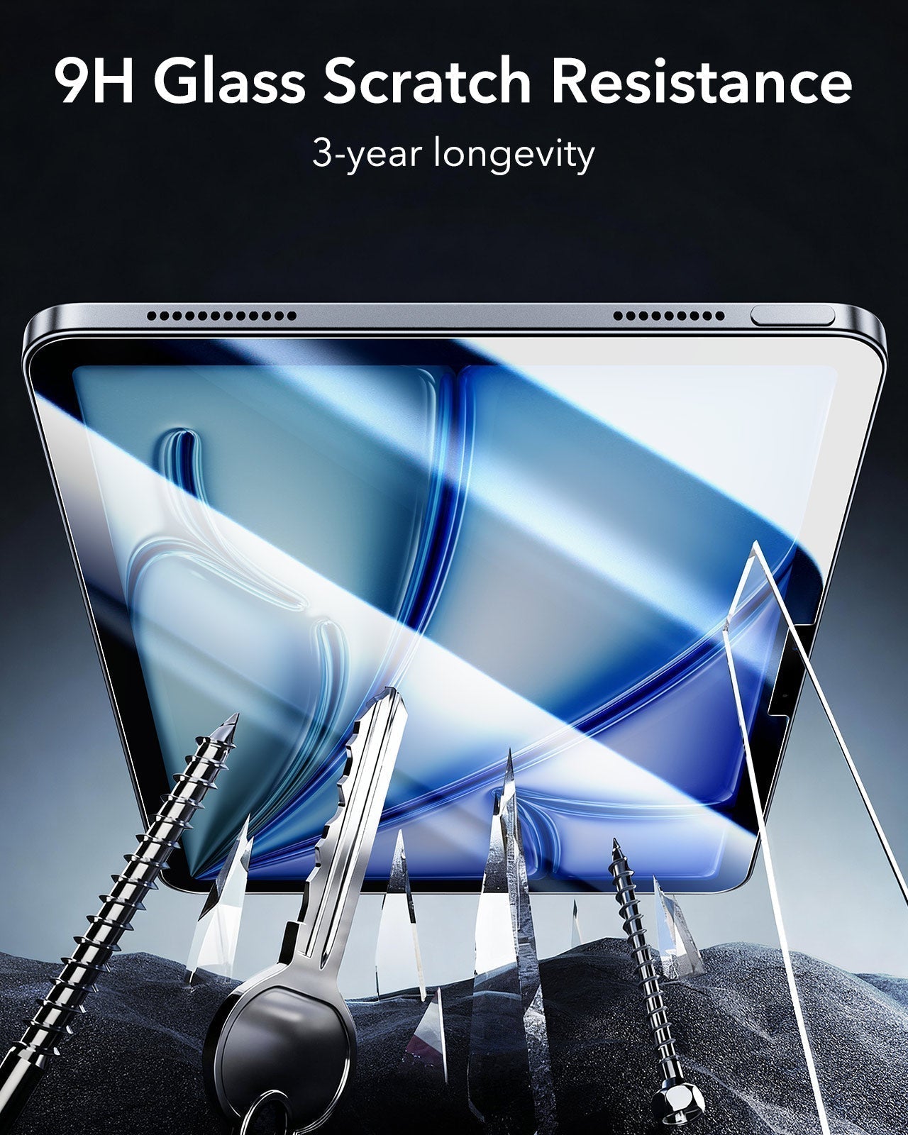 iPad Air 11" (M4) 2026 Bundle Flip Magnetic Case with Pencil Holder, Paper-Feel Magnetic & Armorite® Protection - Light Purple ESR ESR