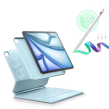 iPad Air 11" (M4) 2026 Bundle Rebound Magnetic Keyboard Case 360 & Digital Pencil-US Layout-Blue ESR ESR
