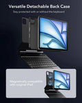 Versatile Detachable back case-stay protected with or without the keyboard