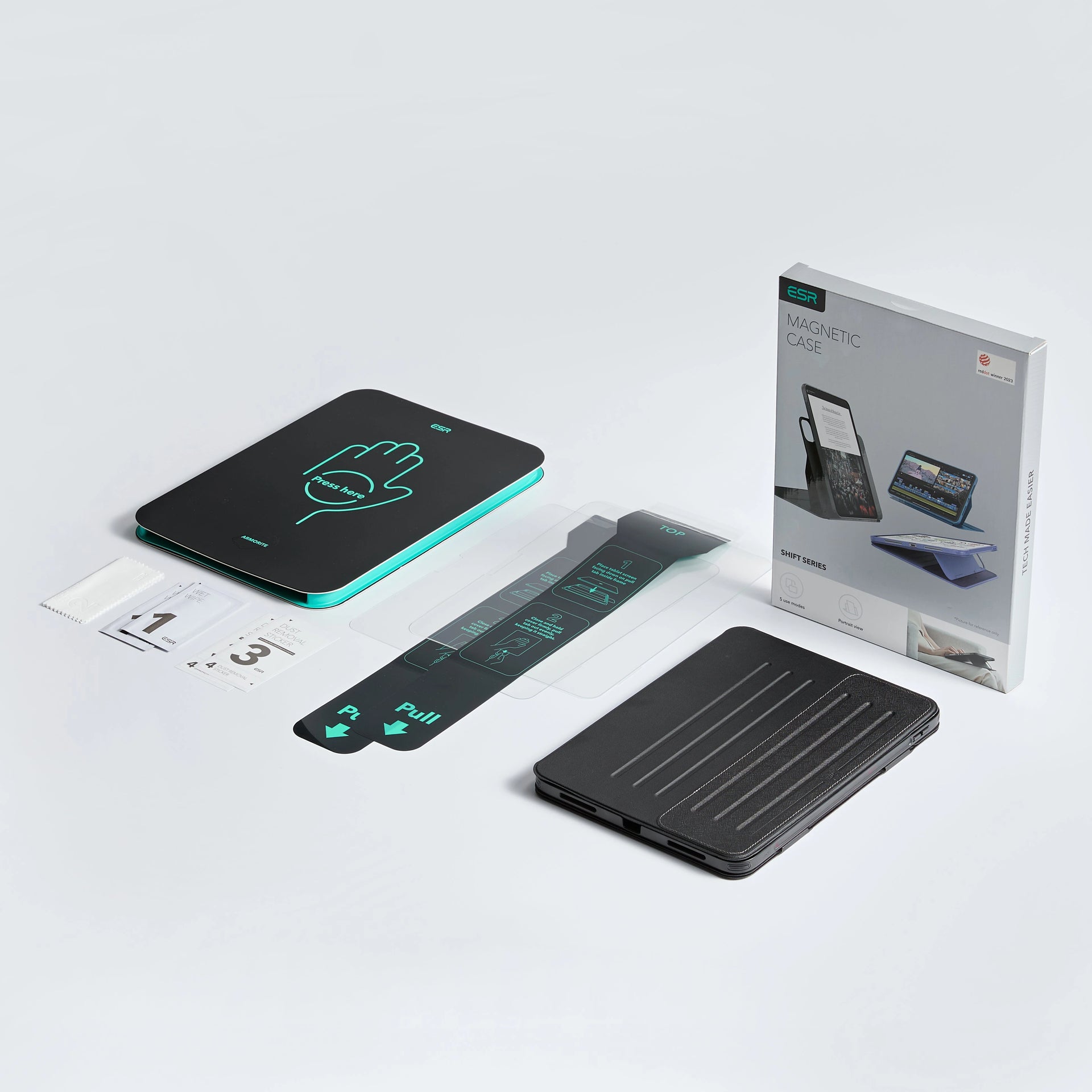 iPad Air 11" (M4) 2026 Bundle Shift Magnetic Case & Armorite® Protection - Navy Blue ESR ESR