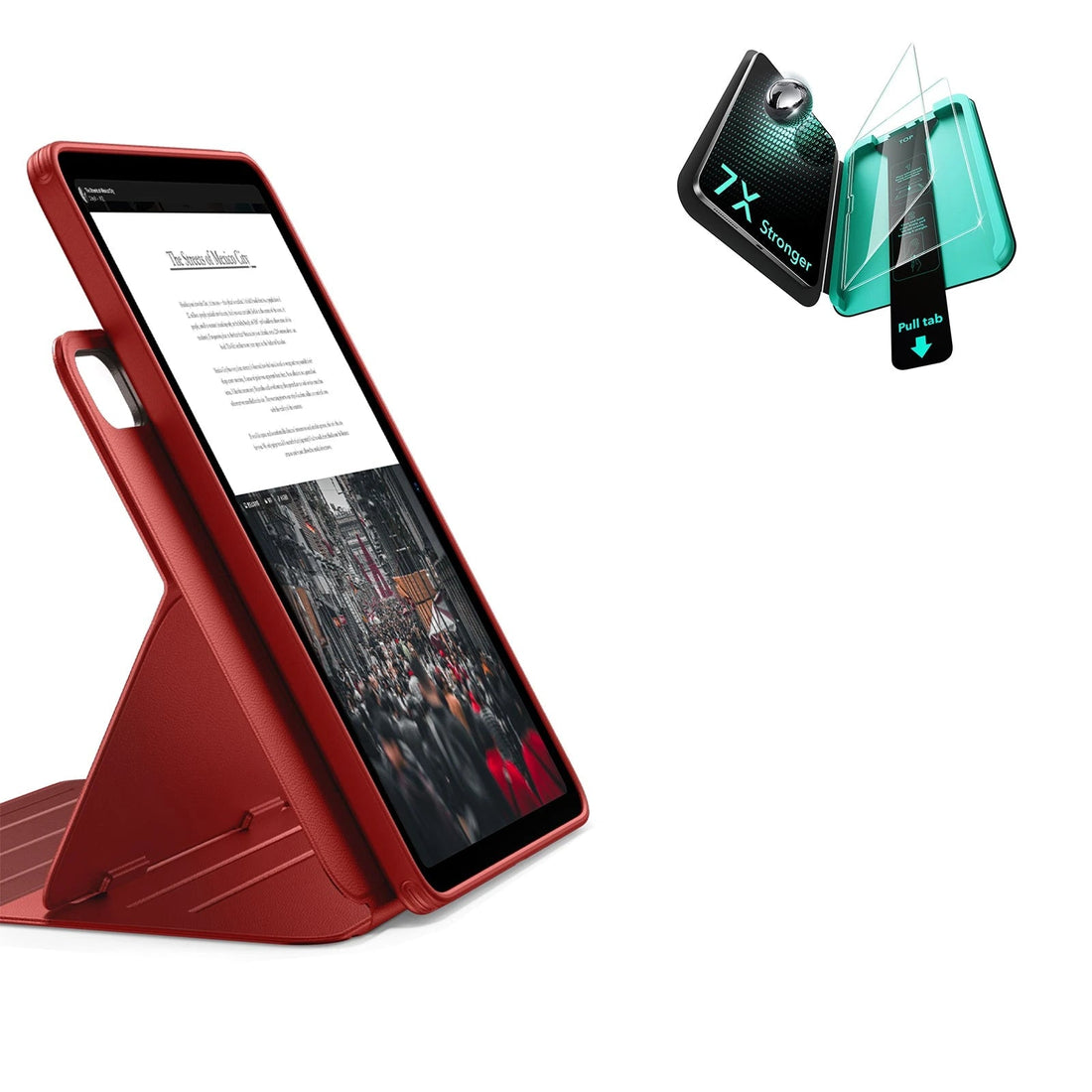 iPad Air 11" (M4) 2026 Bundle Shift Magnetic Case & Armorite® Protection - Red ESR ESR