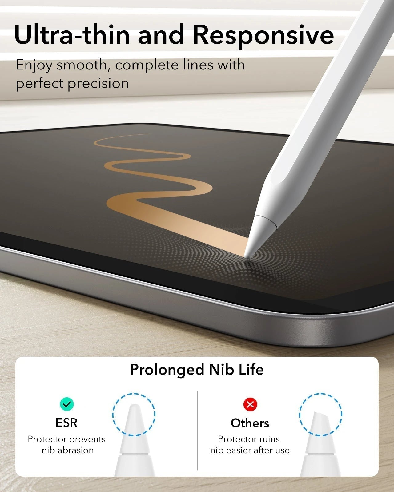 iPad Air 11" (M4) 2026 Bundle Shift Magnetic Case, Papel-Feel Magnetic & Armorite® Protection - Purple ESR ESR