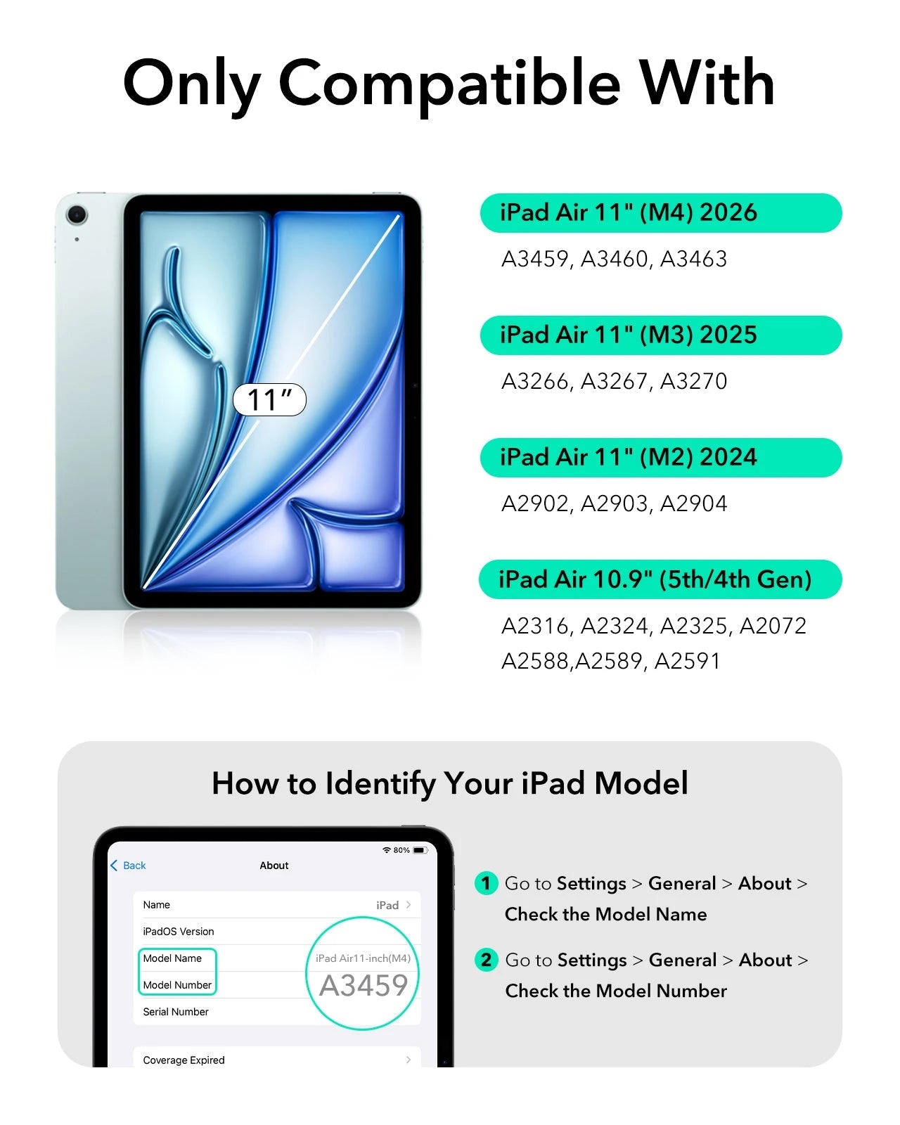 compatible with Air 11(M4）2026