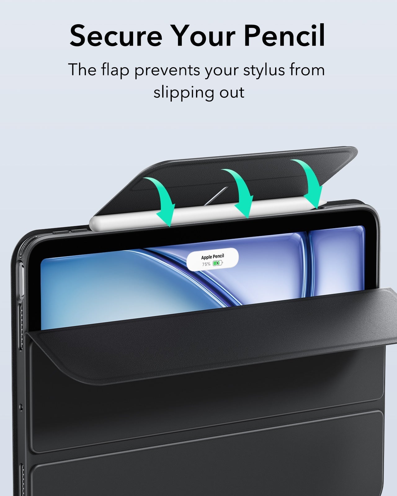 iPad Air 11" (M4) 2026 Rebound Hybrid Case 360 - Black ESR ESR