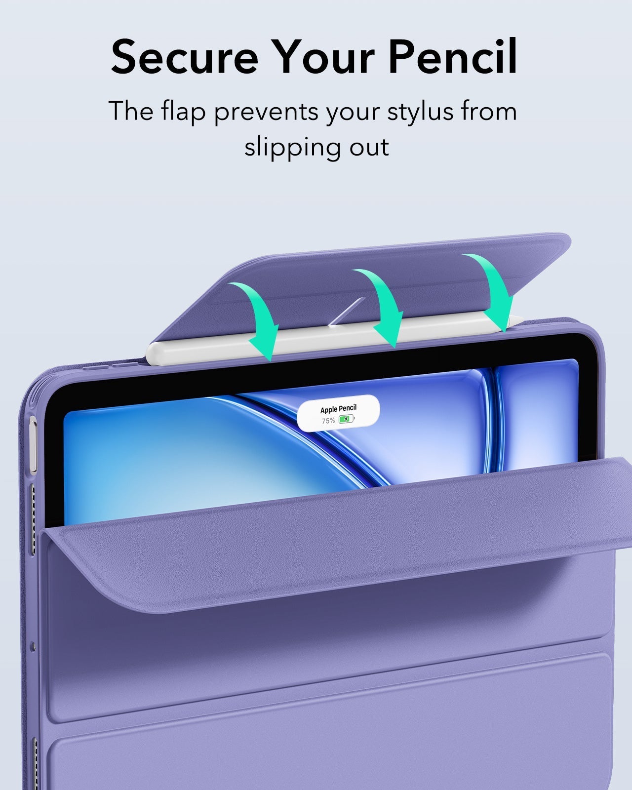 iPad Air 11" (M4) 2026 Rebound Hybrid Case 360 - Purple ESR ESR