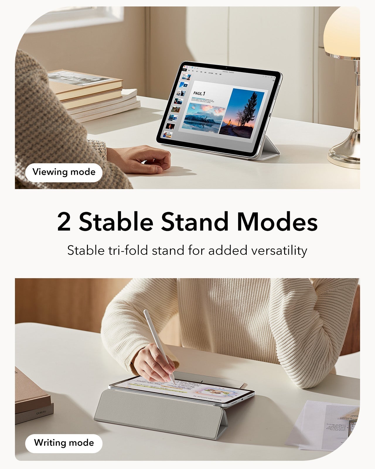 iPad Air 11" (M4) 2026 Rebound Magnetic Case - Grey ESR ESR