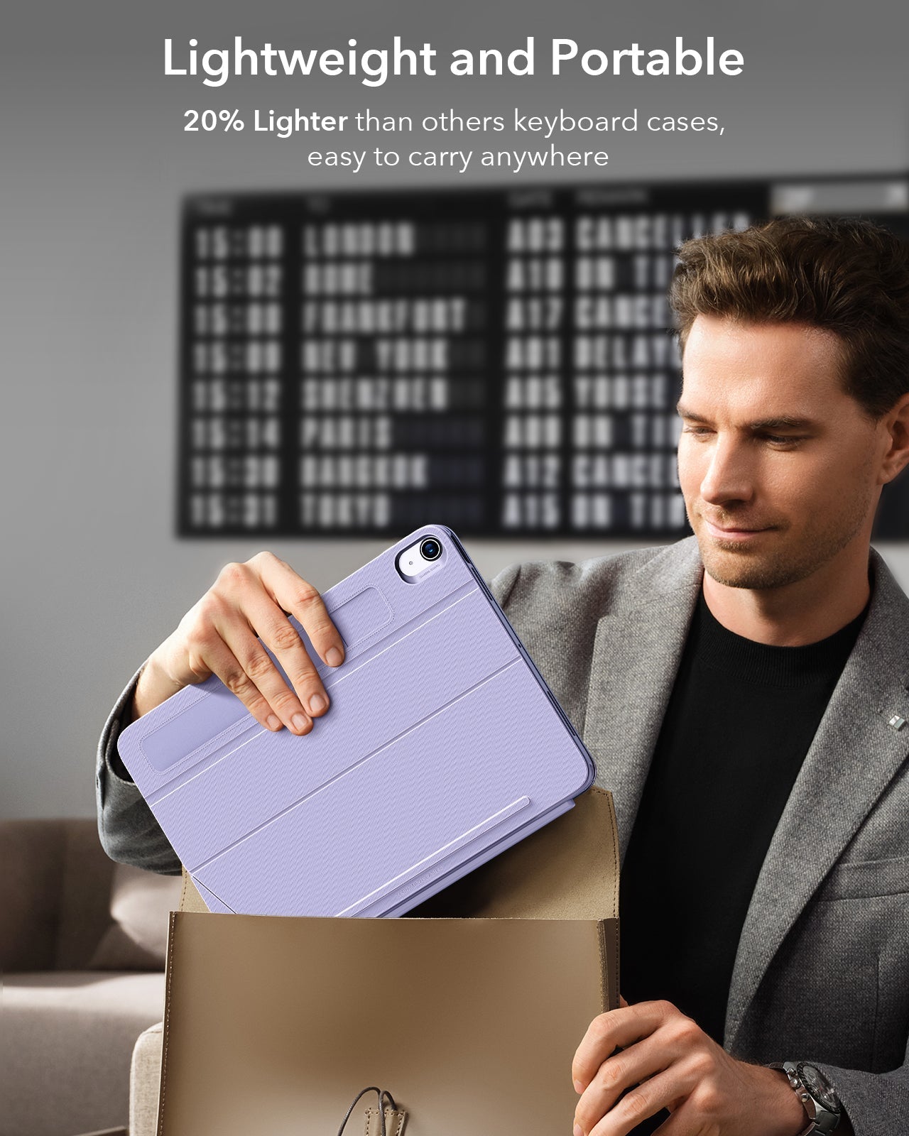 the shift keyboard case lightweight and portable