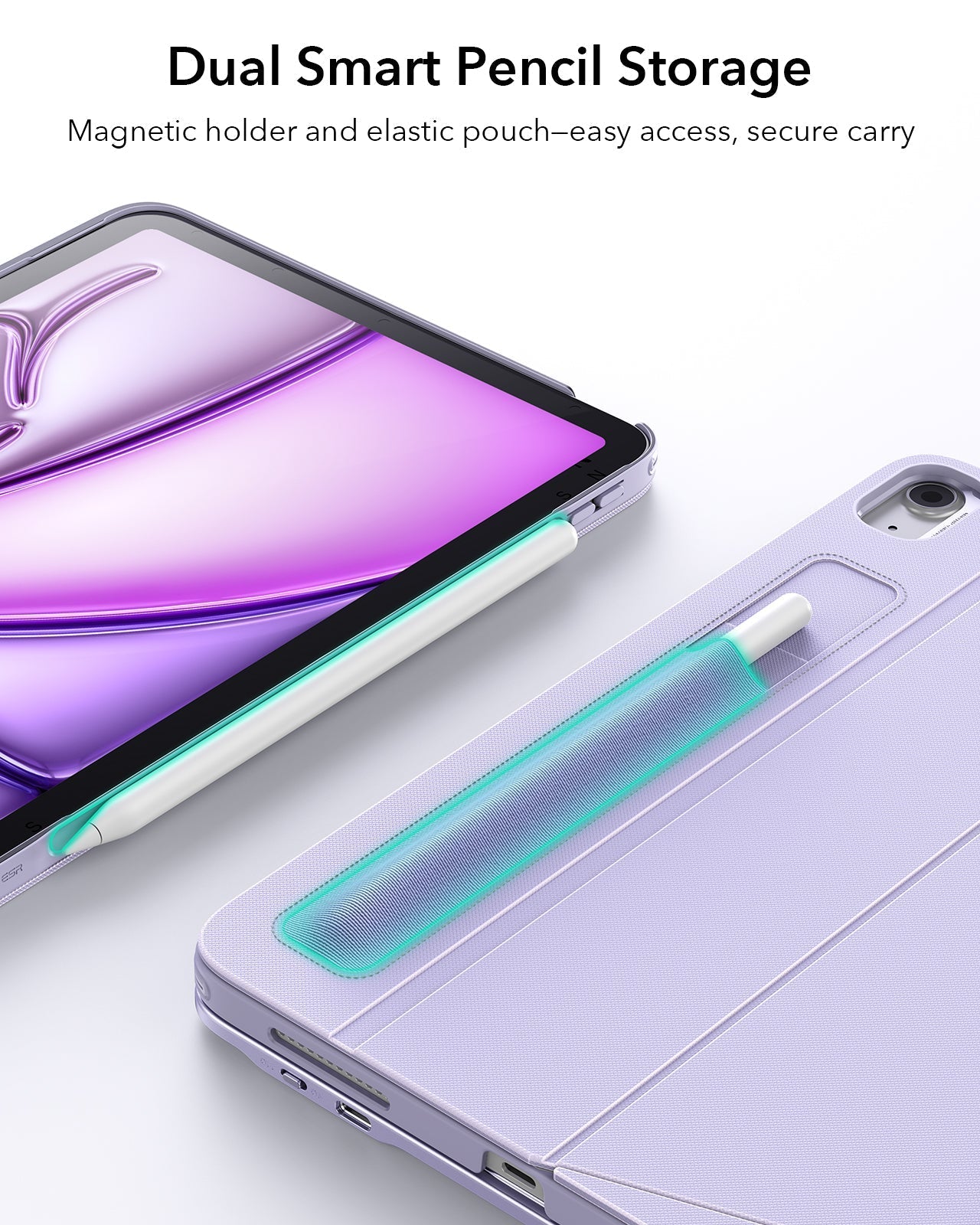 iPad Air 11" (M4) 2026 Shift Keyboard Case (Detachable) with pencil holder