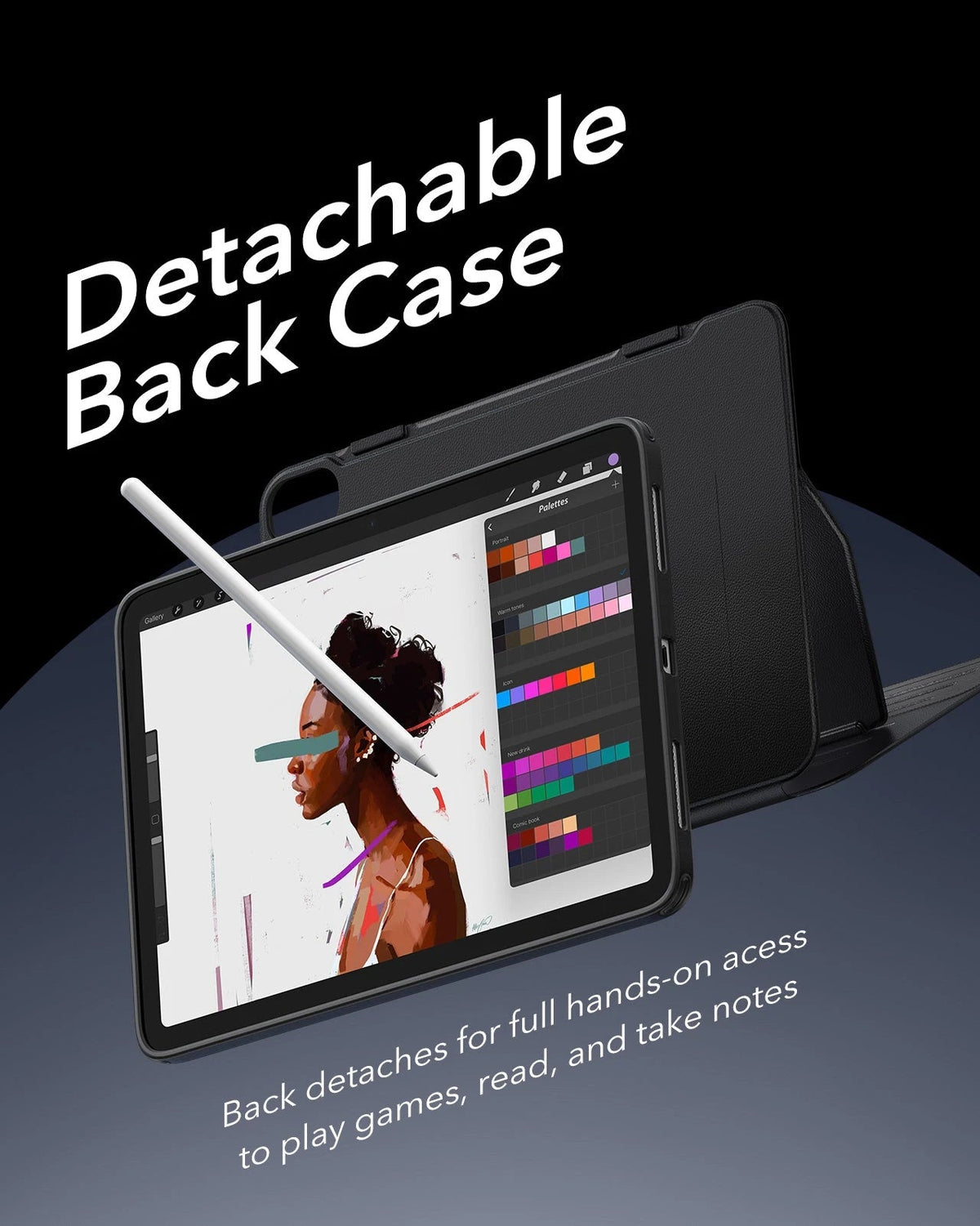iPad Air 11" (M4) 2026 Shift Magnetic Case - Black ESR ESR