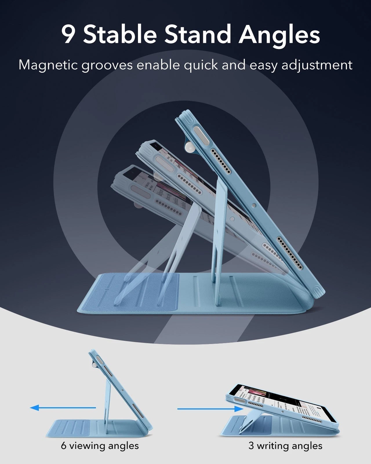 iPad Air 11" (M4) 2026 Shift Magnetic Case - Blue ESR ESR