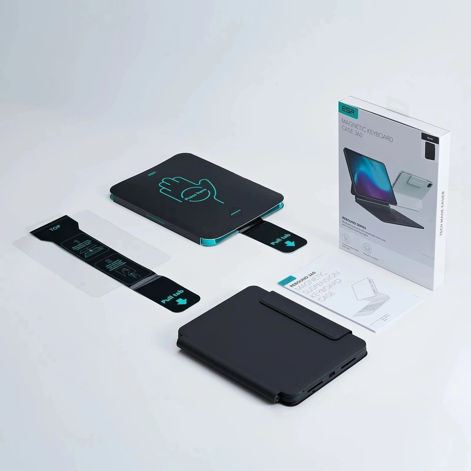 keyboard case*1 and 2 screen protector