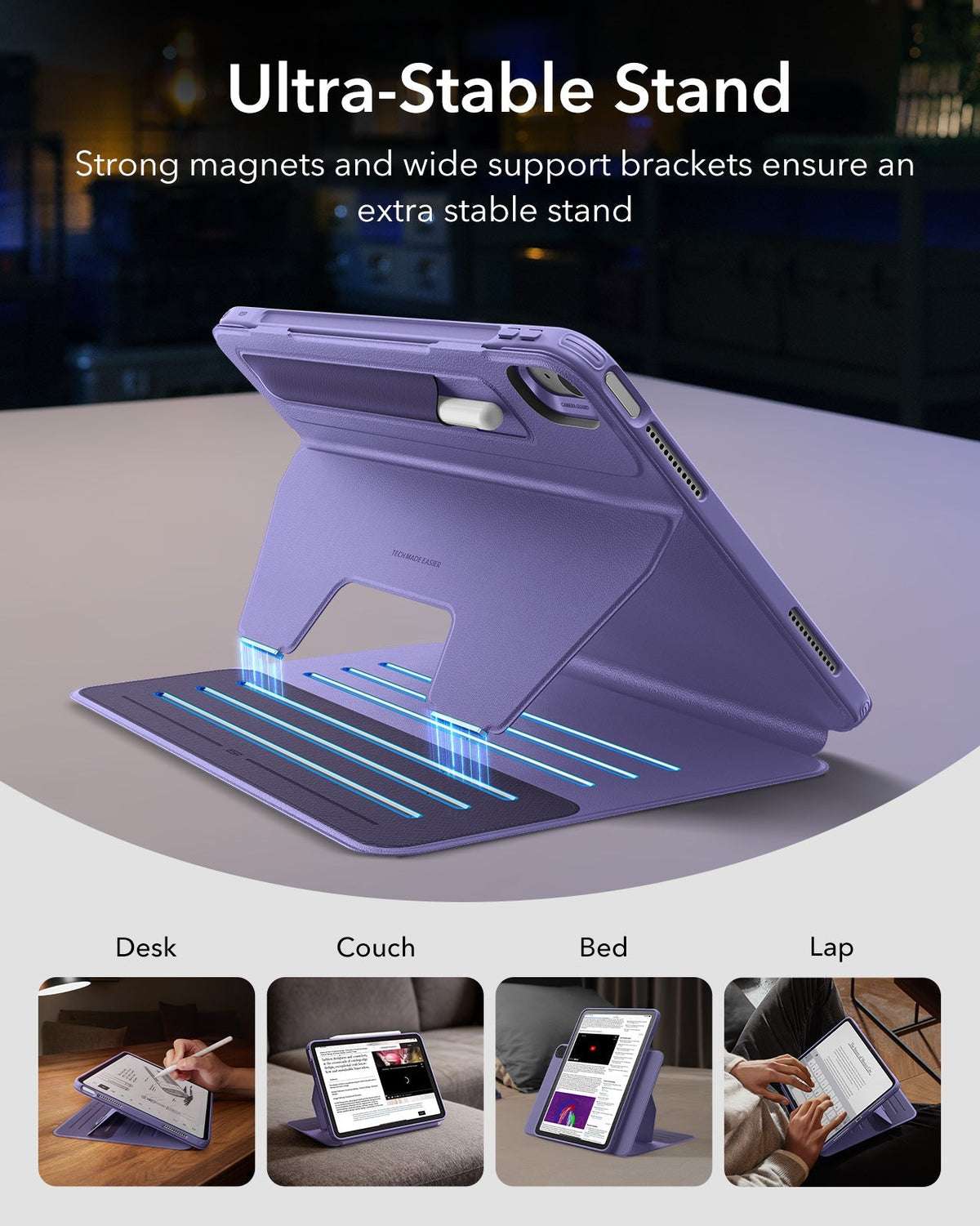 iPad Air 13ʺ (2024) Shift Magnetic Case - Purple ESR ESR