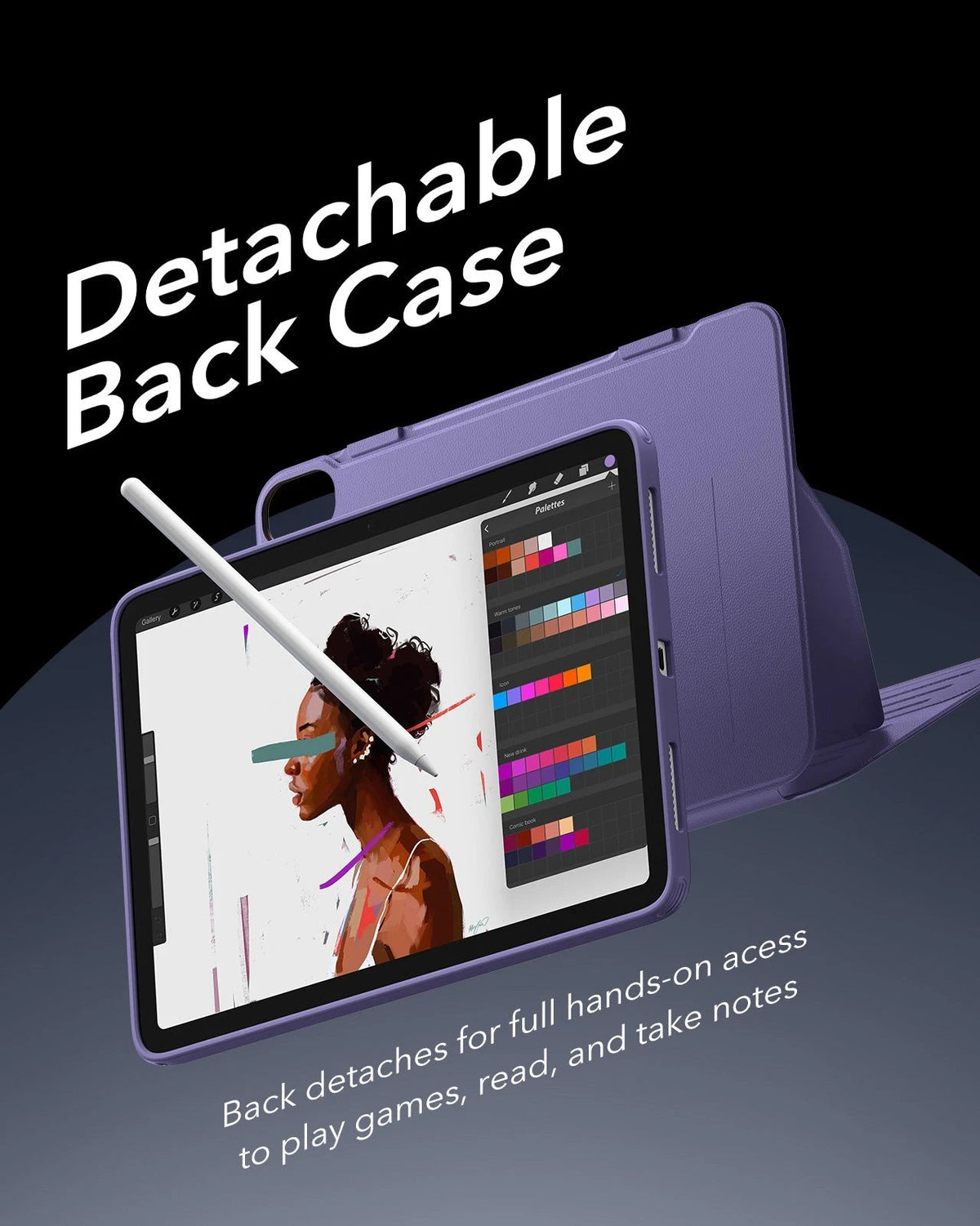 iPad Air 13ʺ (2024) Shift Magnetic Case - Purple ESR ESR