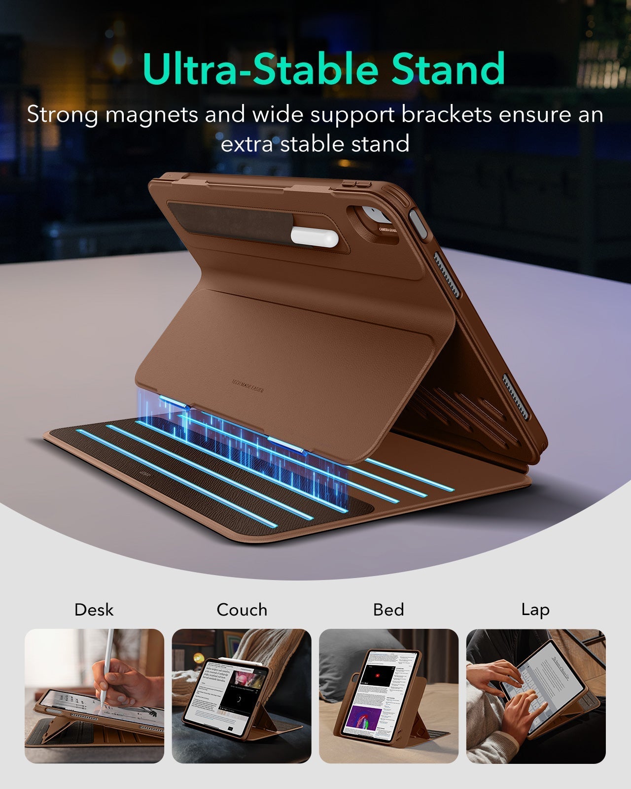 iPad Air 13" (2025) Shift Magnetic Case - Brown ESR ESR