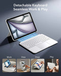 Detachable Keyboard Seamless Work&Play with white keyboard case