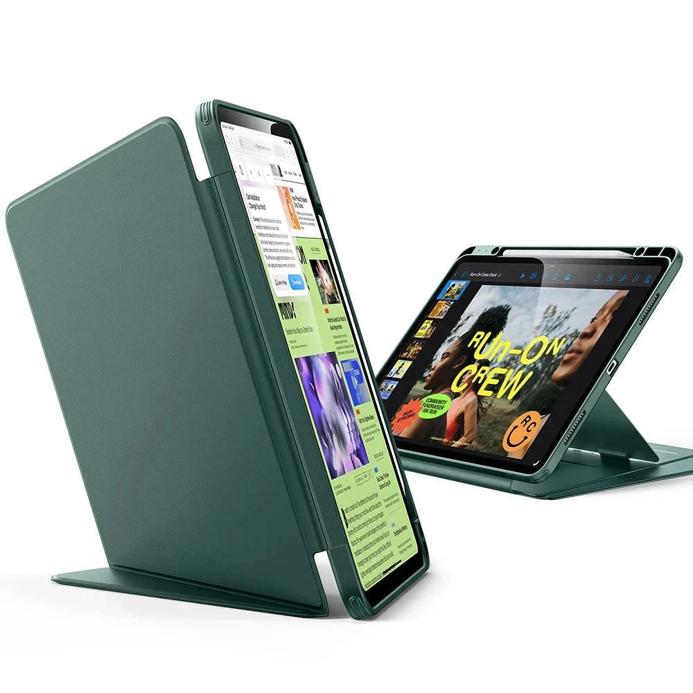 iPad Air 13" (2025) Flip Magnetic Case with Pencil Holder - Green ESR ESR