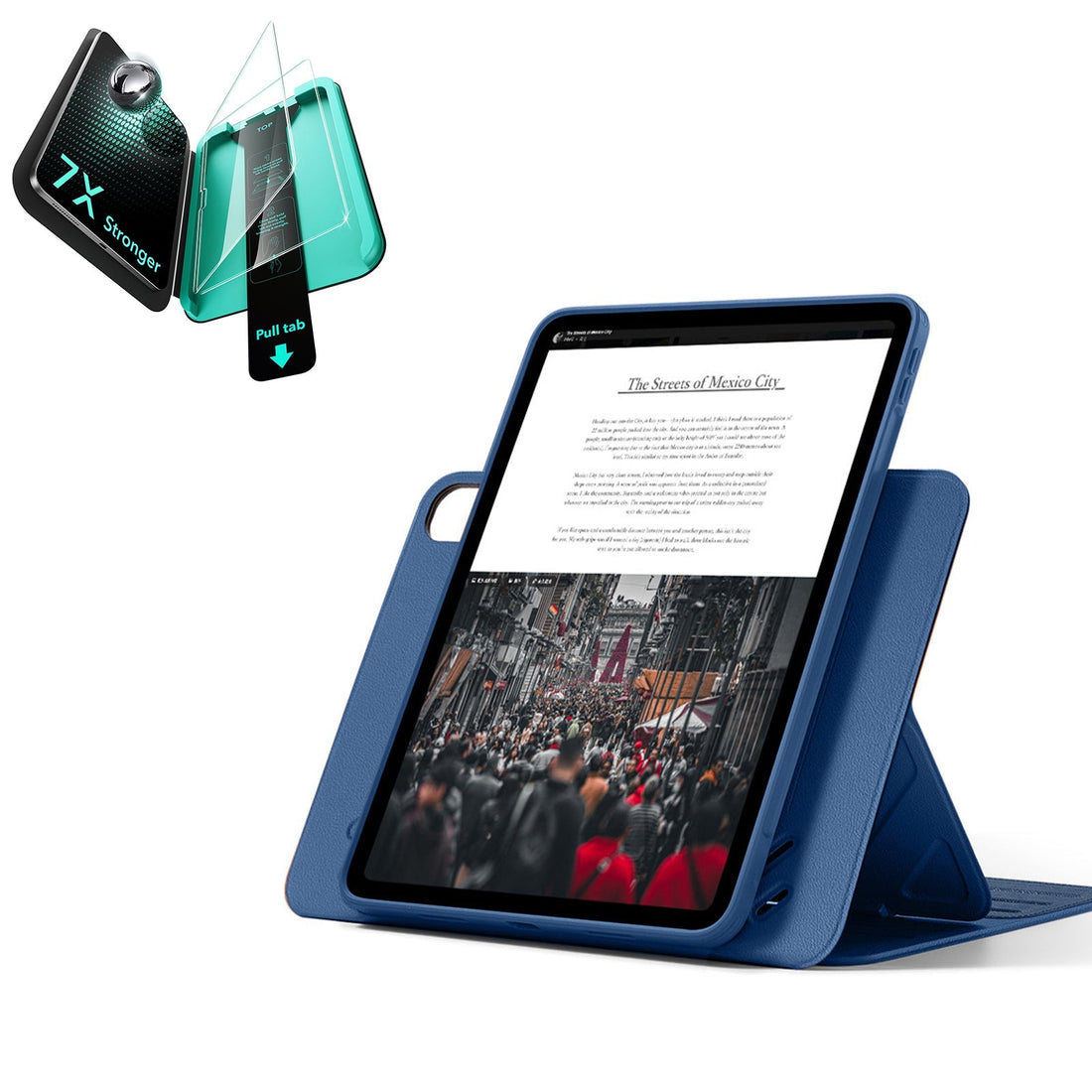 iPad Air 13" (M4) 2026 Bundle Shift Magnetic Case & Armorite® Protection - Navy Blue ESR ESR