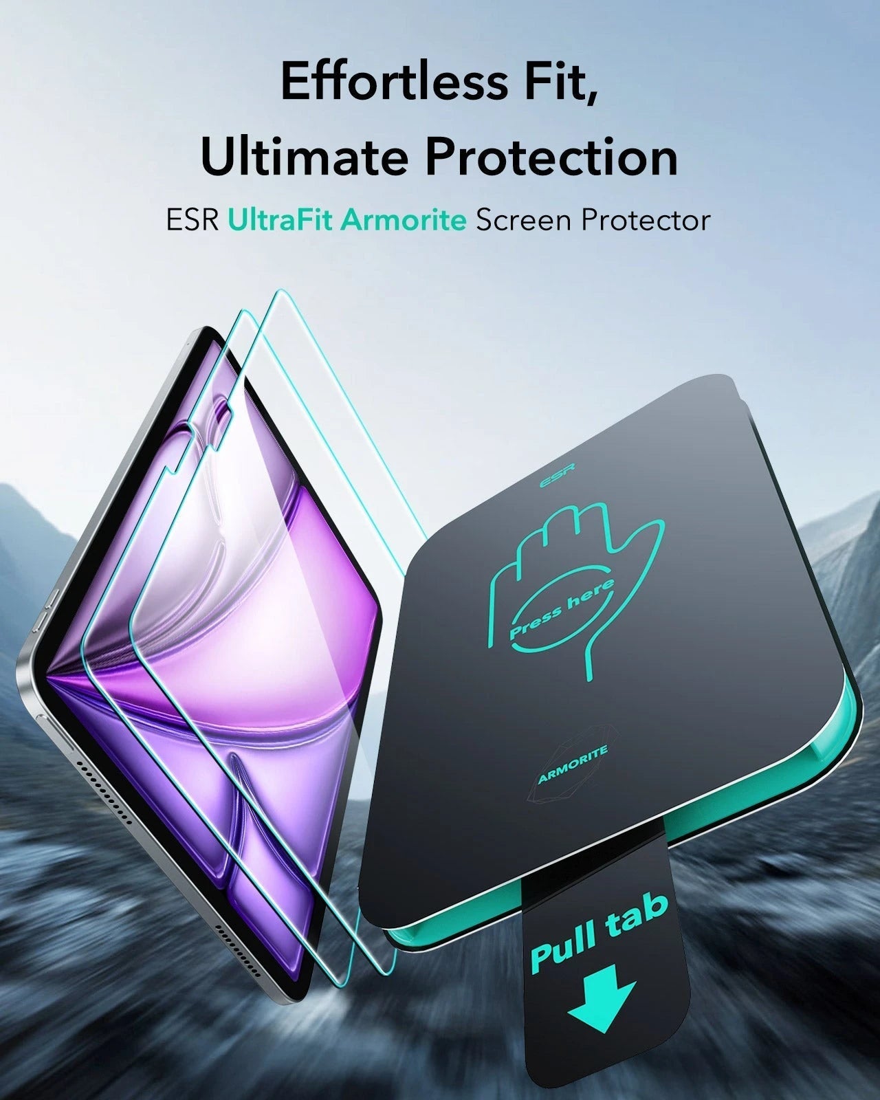 iPad Air 13" (M4) 2026 Bundle Shift Magnetic Case & Armorite® Protection - Navy Blue ESR ESR